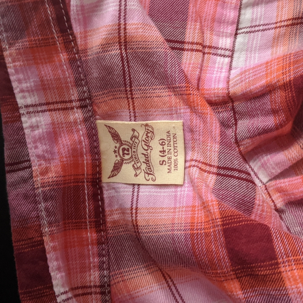 Checkered button up - Picture 2 of 3